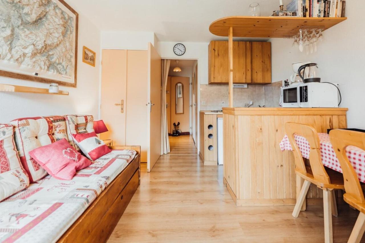 Furnished Studio At The Foot Of The Slopes With A Balcony & Mountains View Apartment Saint-Gervais-les-Bains Exterior foto